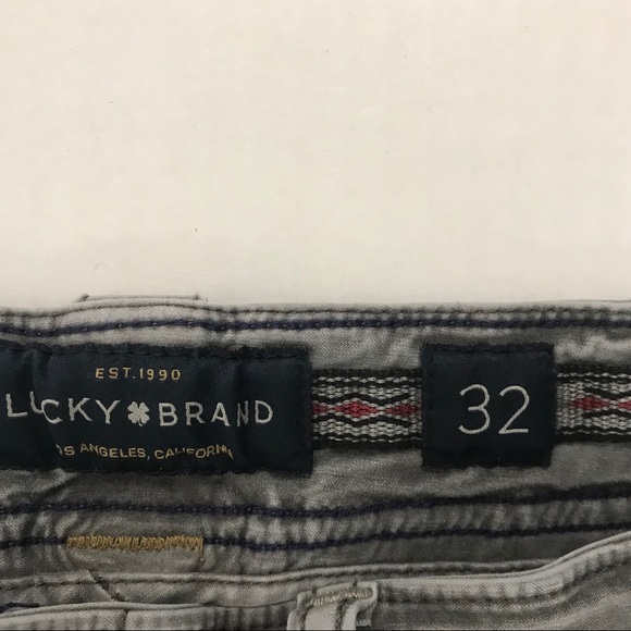 Luck Brand Saturday Stretch Grey Cargo Pants - Picture 4 of 5